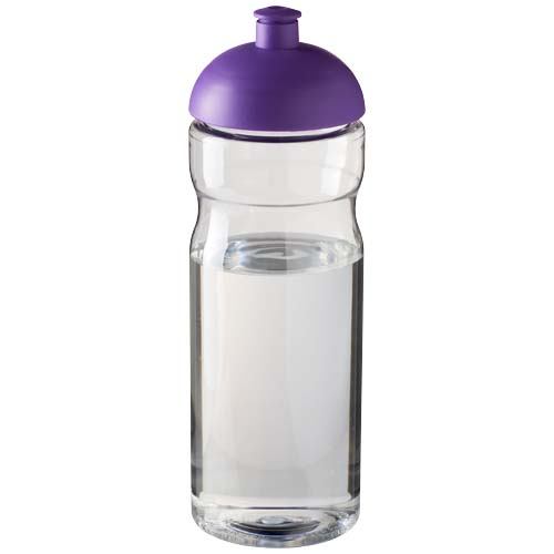 Bouteille sport publicitaire en plastique recyclé 650 ml H2O Eco Translucide et Violet